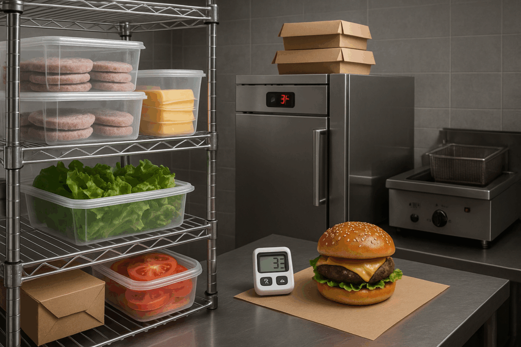 Armazenamento e Acondicionamento para Produção de Delivery