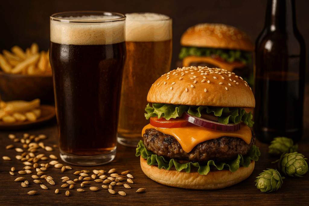 Harmonizando Cervejas com Hambúrgueres
