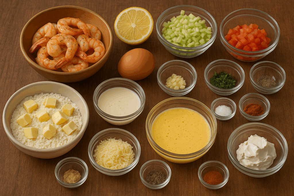 Receita Profissional de Quiche de Camarão