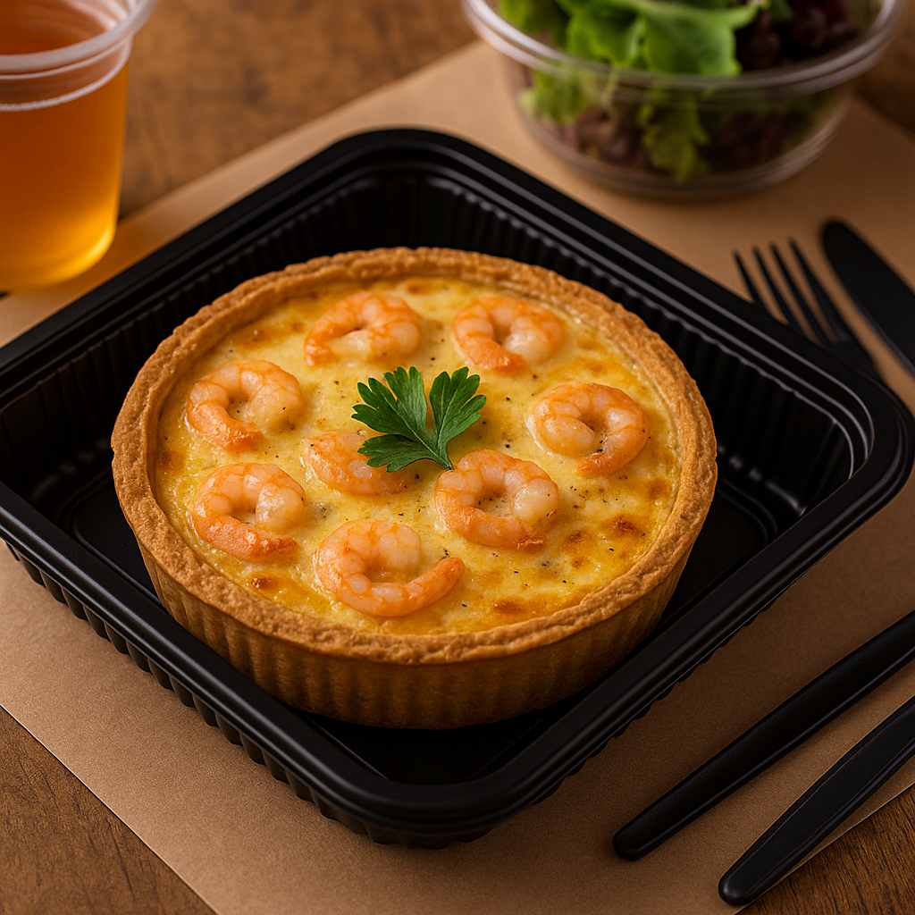Receita Profissional de Quiche de Camarão