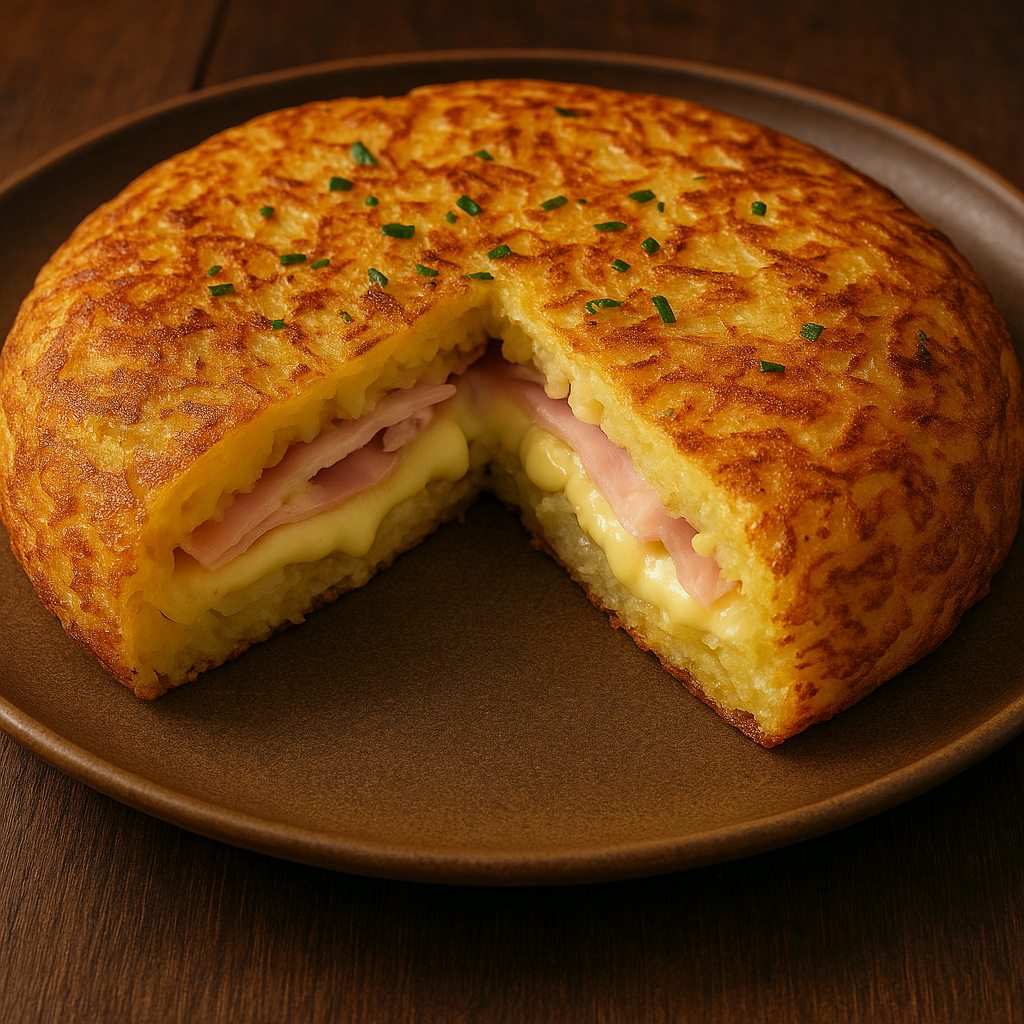 Receita Batata Rösti Recheada