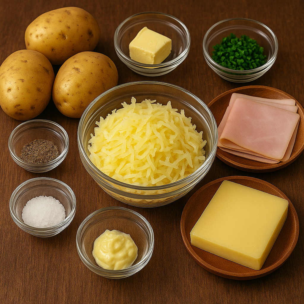 Receita Batata Rösti Recheada