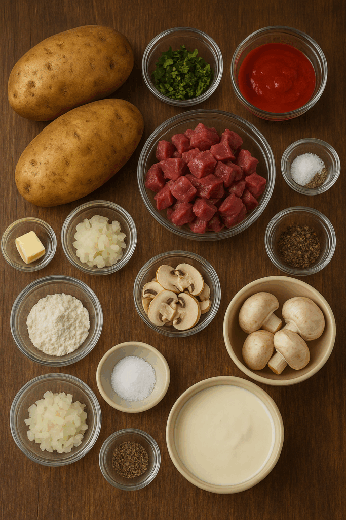 Batata Assada Recheada